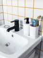IKEA STORAVAN 3-piece bathroom set, white. 