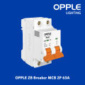 OPPLE Breaker MCB 2 Pole-C63. 