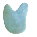 Jade Guasha 2 finger shape, ကျောက်စိမ်း မျက်နှာ ခြစ်ပြား အစစ်၊ Good Quality. 