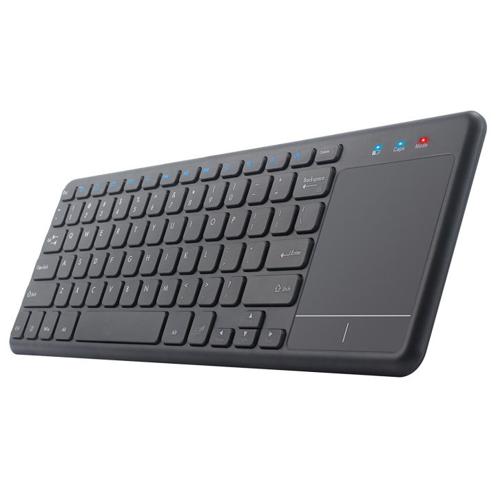 Mini Ultra-slim 2.4GHz Wireless Keyboard 78 Keys Keyboard With Touchpad ...