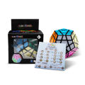 Megamix Rubik's Cube, Pentagonal Rubik's Speed Cubes, Brain-challening Cube. 