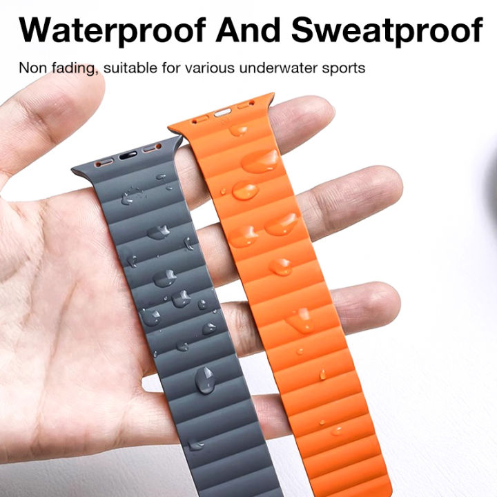 (Preorder)Sanptoch%20Magnetic%20Wristband%20Compatible%20with%20Apple%2049,46,44,41,40,38mm%20Wearable%20Strap%20for%20IWatch%20Magnetic%20Soft%20Silicone%20Wristband%20Loop%2010%209%208%207%206%205%204%203%202%201%20-%20Image%208