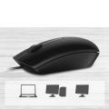 Dell Ms116 Black Accurate Positioning Notebook Computer Plastic Office USB Interface Optical Wired Mouse. 