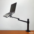 Laptop / Monitor Mount (Height Adjustable Stand, 2 in 1 Table Mount). 