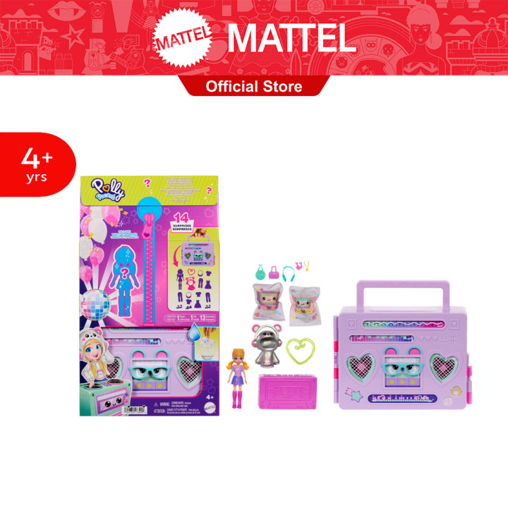 (Preorder) Polly Pocket Disco Dance Fashion Reveal Playset Polly Pocket Disco Dance Fashion Reveal Playset HRD65 CH ကလေးကစားစရာအရုပ်