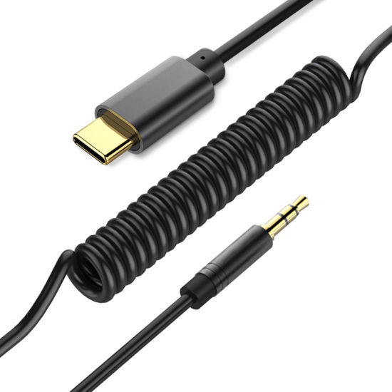 Type C To 3.5MM Audio Aux Jack Adapter USB C Male To Stereo 3.5MM Male