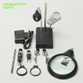 Clover Helping Hand Soldering Stand with Magnifier Magnifying Glass 3 Lens 5 LED Light. 