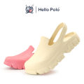 (Preorder) Hello Polo Slippers, Big Head Shoes, 3.2 cm Thick Heels, Very Soft Soles, Non-Slip, Platform Slippers for Women and Men, Suitable for the Season HP8025  အမျိုးသား/သမီးစီးကွင်းထိုးဖိနပ်. 