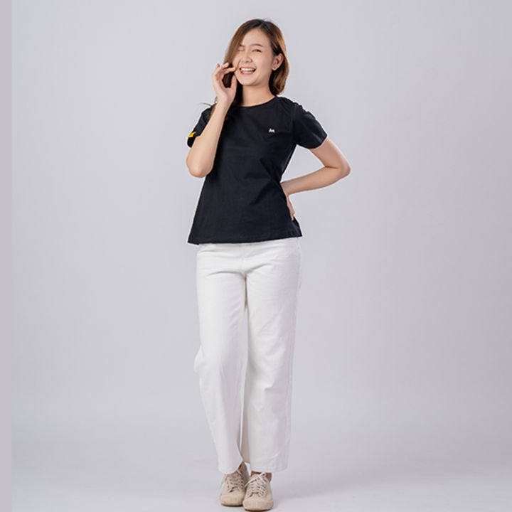 Mix Women's T-Shirt လက်တို - အနက်ရောင်: Elevate Your Casual Style with this Chic and Comfortable Wardrobe Essential