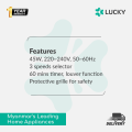 Lucky 16" table fan (LTF-1669). 
