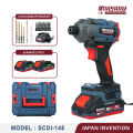 (Preorder) MASARU SCDI-145 20V BL Series Cordless Impact Driver, Torque 250 Nm Brushless Motor, comes with a complete set of equipment, ready to use.. 