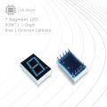 0.56" 1 Digit 7 Segment LED (Blue, Common Cathode). 
