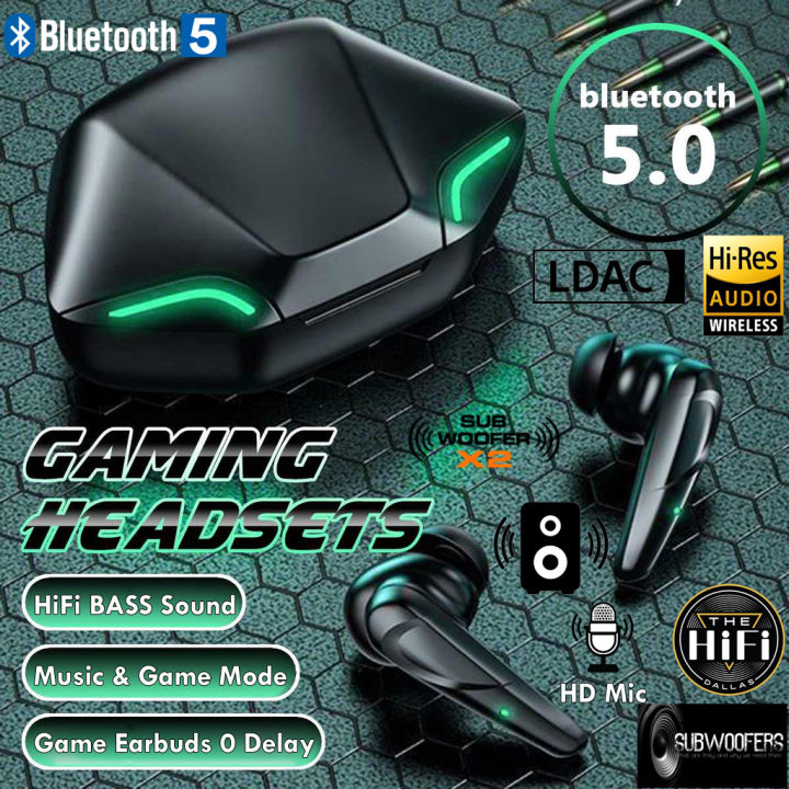 (Preorder)【𝗚𝗔𝗠𝗜𝗡𝗚 𝗘𝗔𝗥𝗣𝗛𝗢𝗡𝗘】TWS Earphones, Bluetooth Earphones, Wireless ...