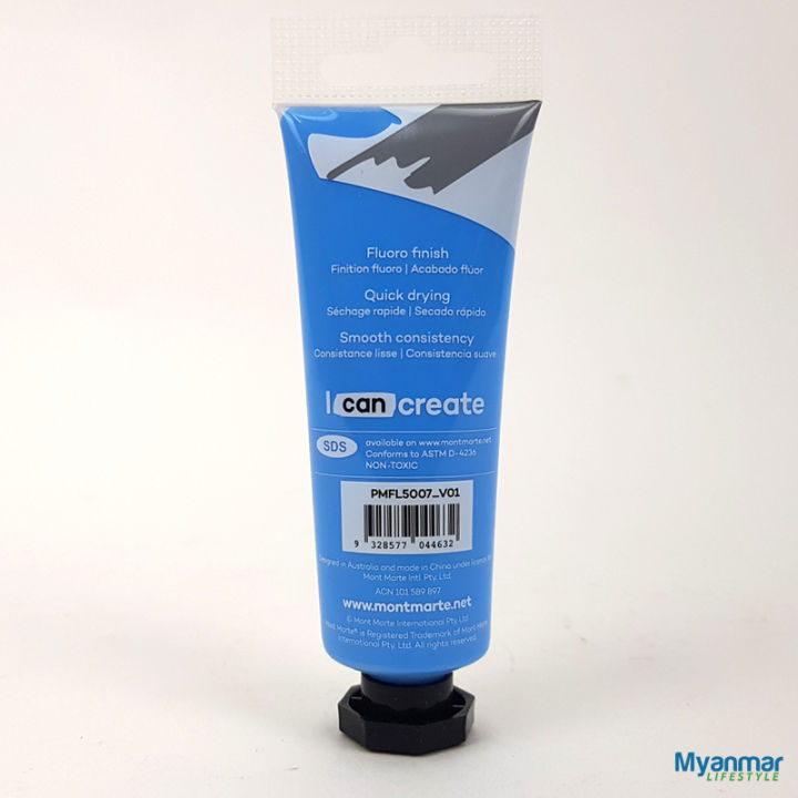 Blue%20-%20Fluorescent%20Acrylic%20-%20%2050ml%20-%20Mont%20Marte%20-%20Image%204