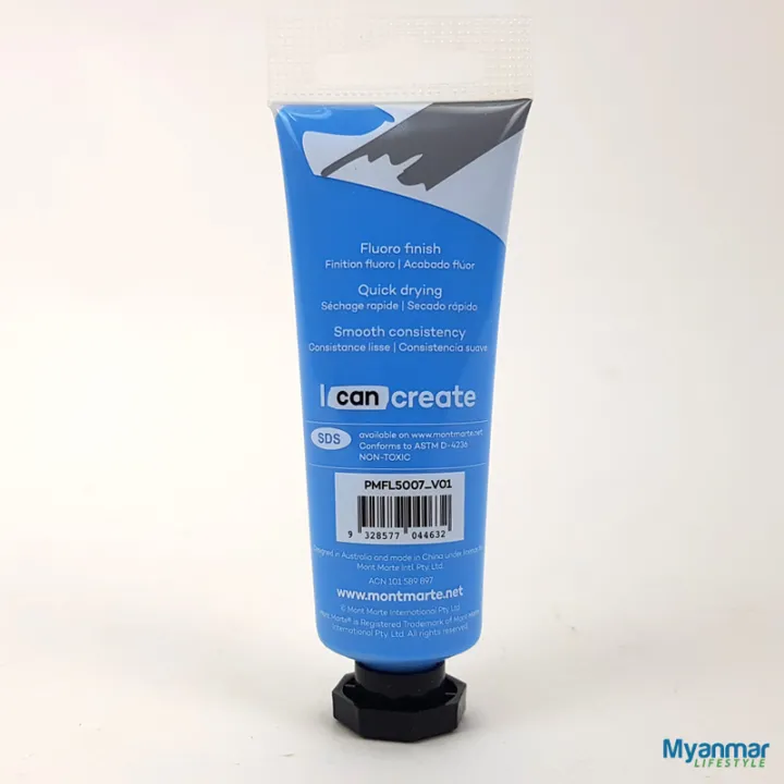 Blue%20-%20Fluorescent%20Acrylic%20-%20%2050ml%20-%20Mont%20Marte%20-%20Image%204