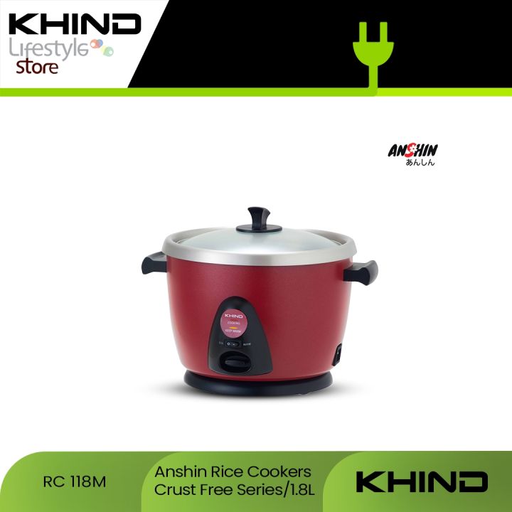 KHIND Anshin Rice Cooker RC 118M (1.8 Liters )