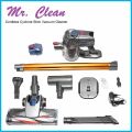 Mr. Clean 4-in-1 Cordless Cyclone Stick Vacuum Cleaner with 4 Heads(Wireless Stick Vacuum Cleaner). 