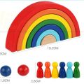Wooden Rainbow Block (BLEET002). 