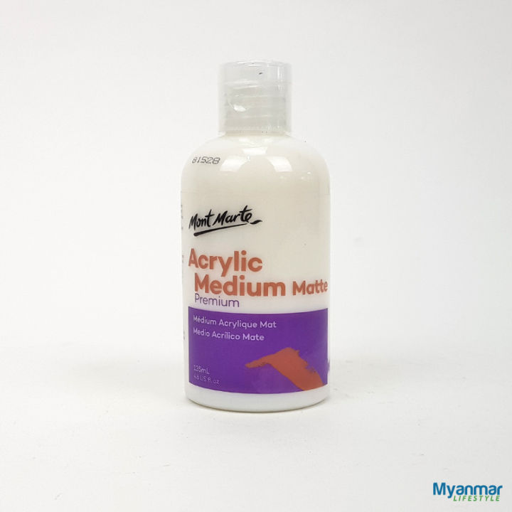 Acrylic Matte Medium -  135ml - Mont Marte