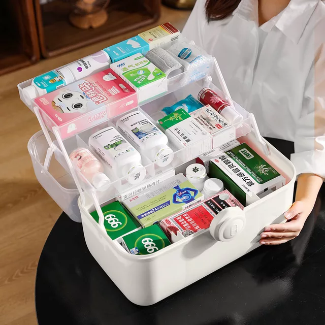 (%203%20Layer%20Medicine%20Rack%20Box%20)%20%20Household%20Creative%20Large%20Capacity%20Convenient%20Medicine%20Rack%20Multi-layer%20Combination%20Partition%20Lock%20Storage%20Box%20Medicine%20Box%20-%20Image%2010