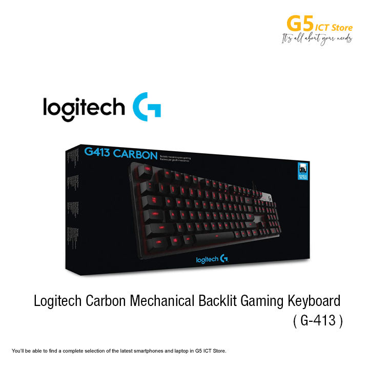 Logitech  G413 Carbon Mechanical Backlit Gaming Keyboard