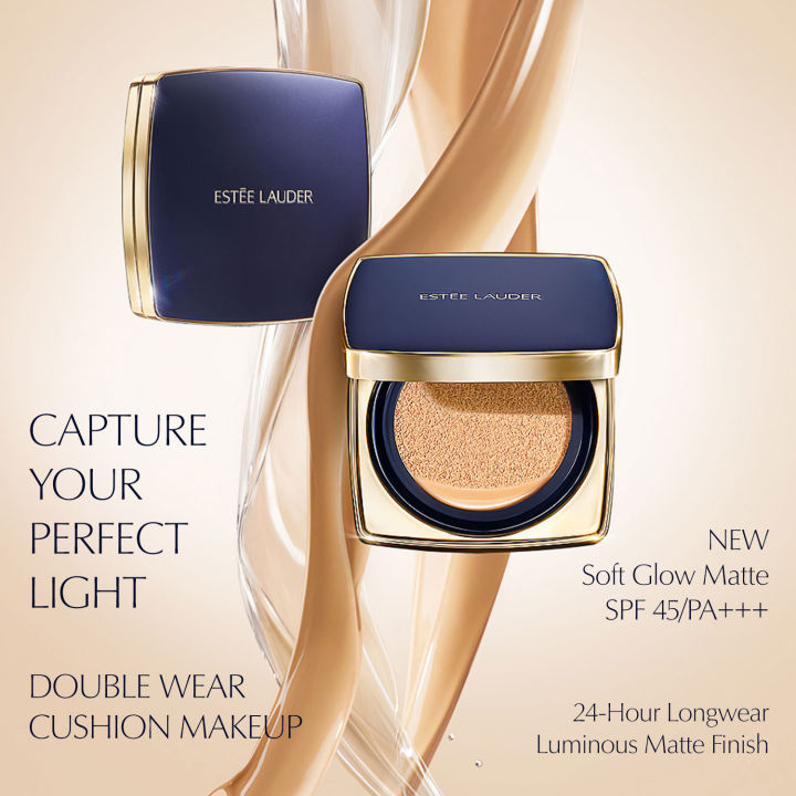 (Preorder)NEW%20Estee%20Lauder%20Double%20Wear%20Soft%20Glow%20Matte%20Cushion%20Makeup%20SPF%2045/PA+++%20&%20Refill%20%E2%80%A2%20Longwear%20matte%20flawless%20finish%20-%20Image%205