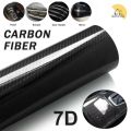 7D Carbon Fiber Wrap Sticker Waterproof for Car and Motorcycle. 