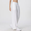 (Preorder) Women's Wide-Leg Yoga Training Workout Pants, Loose Straight-Leg, Breathable Casual Pants for Running, Workout, and Jogging.. 