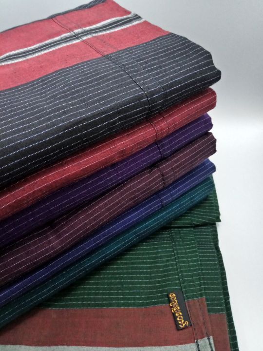 Karen Traditional Clothes Men Longyi Ready to wear 2/80 (ကျေးဇူးတော်)ကရင်ရိုးရာထည် လူကြီး/လူငယ်(ကျား)ဝတ် အသင့်ချုပ်ပီးသား