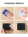 Wall Mount Phone Holder Self-Adhesive Wall Beside Organizer Storage Box Plastic Phone Stand. 