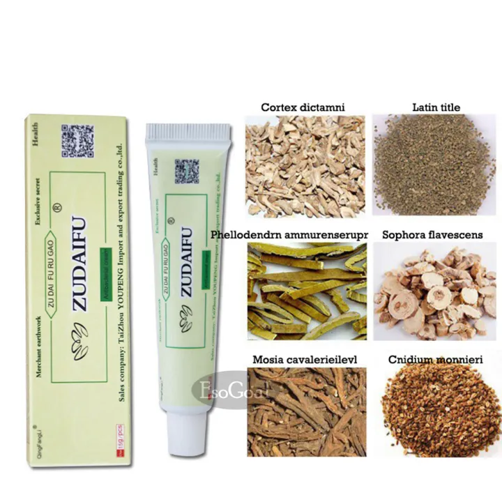 EsoGoal%20Natural%20Chinese%20Herbal%20%20Cream%20Eczema%20Dermatitis%20Psoriasis%20Vitiligo%20Antibacterial%20Skin%20Disease%20Treatment%20ZUDAIFU,%201%20Tube/Box(15g)%20-%20Image%203