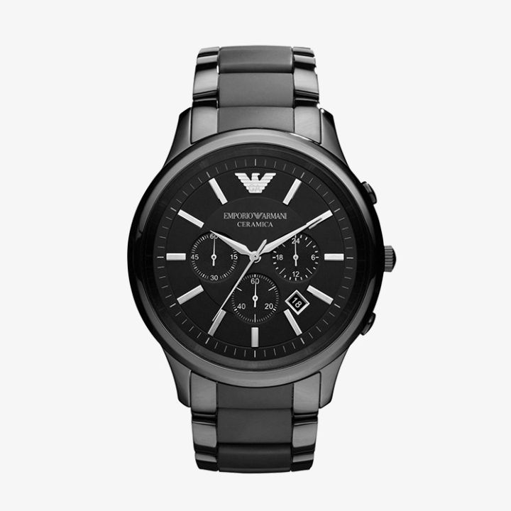 (Preorder) EMPORIO ARMANI Men's Watch Model AR1452 Ceramica Chronograph ...