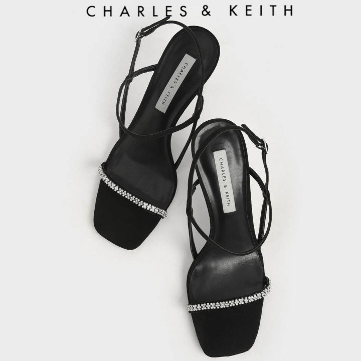 %5BCharles%20&%20Keith%5D%20Singapore%20Preorder%20Textured%20Gem-Embellished%20Strappy%20Sandals/%20Fashion%20/%20Women%20/%20Shoes%20/Heeled%20Sandals%20-%20Image%205