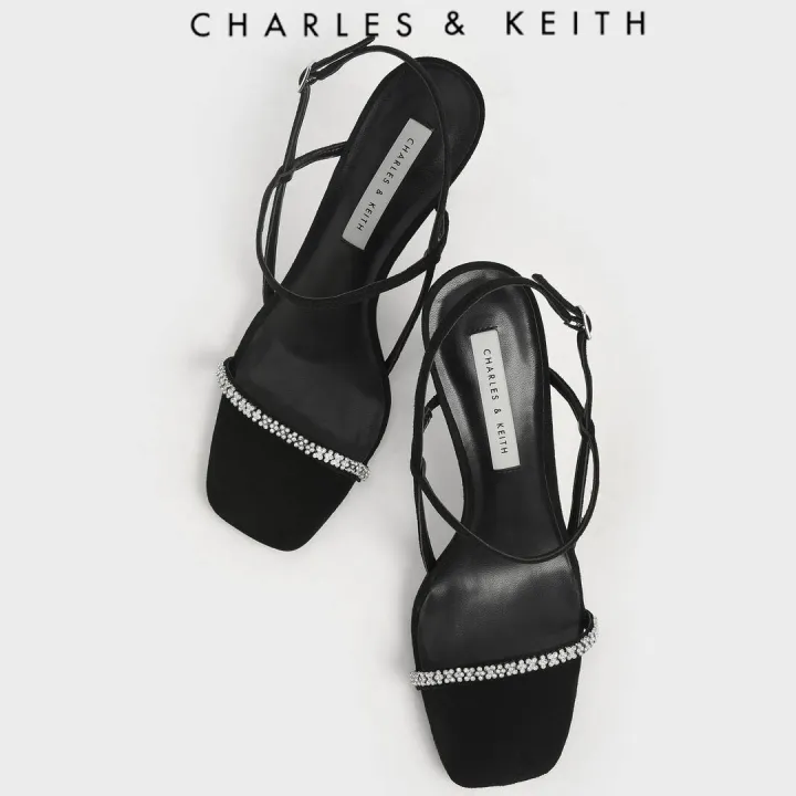 %5BCharles%20&%20Keith%5D%20Singapore%20Preorder%20Textured%20Gem-Embellished%20Strappy%20Sandals/%20Fashion%20/%20Women%20/%20Shoes%20/Heeled%20Sandals%20-%20Image%205
