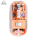 Multi 3 Device Mode Wireless Mouse Transparent Computer Mice Dual BT5.1 2.4G Adjustable DPI Magnetic Removable PC PS4 PS5 Silent Mouse. 