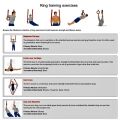 Wooden Gymnastic Rings with Adjustable Straps (First Place). 