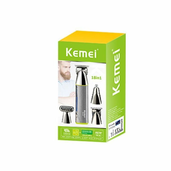 Kemei%20Km-681%204%20In%201%20Multi-Functional%20Electric%20Hair%20Clipper%20&%20Nose%20Hair%20Trimmer%20&%20Beard%20Shaver%20&%20Carving%20Trimmer%20Set%20-%20Image%209