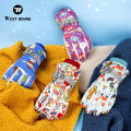 (Preorder)WEST BIKING Kids Ski Gloves Waterproof Skiing Snowboarding Gloves Snow Bike Gloves Girls Children Riding Gloves ကလေးလက်အိတ်. 