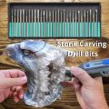 30PCS Mini Diamond Drill Bits - 3mm Shank for Wood, Stone & Metal Engraving with Rotary Tools. 