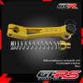 Rear brake lever (straight, long) with spring GTR GIORNO/PCX/AEROX year 2021 (Preorder). 