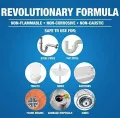 drainage block remover sink cleaner drain powder hair remove from pvc pipe use in home cleaner toilet cleaning pipe cleaner and bathroom wash basin all pipe safe cleaner. 