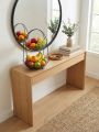 2-Tier Metal Fruit Basket Stand with Handle | Kitchen Counter Storage Organizer. 