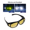 Anti Glaring Vision Driver UV 400 Night Driving Glasse Goggles For Man Woman. 
