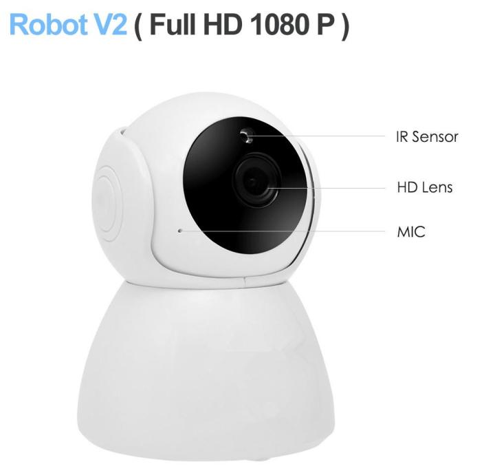 Robot Wireless PTZ CCTV Camera (Version 2)