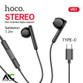 (Preorder) Hoco M93 Type-C OBRAL Earphone, Wired Earphone, Type-C Stereo Sound System, Built-in Microphone, iPhone15 / iPad Pro / Huawei / Xiaomi / Samsung / Oppo / Poco. 