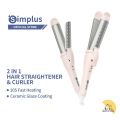 Simplus 2 In 1 Mini Hair Curler/Hair Straightener. 