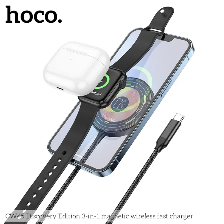 Hoco%20CW45%20Discovery%20Edition%203-in-1%20Magnetic%20Wireless%20fast%20charger%20-%20Image%202