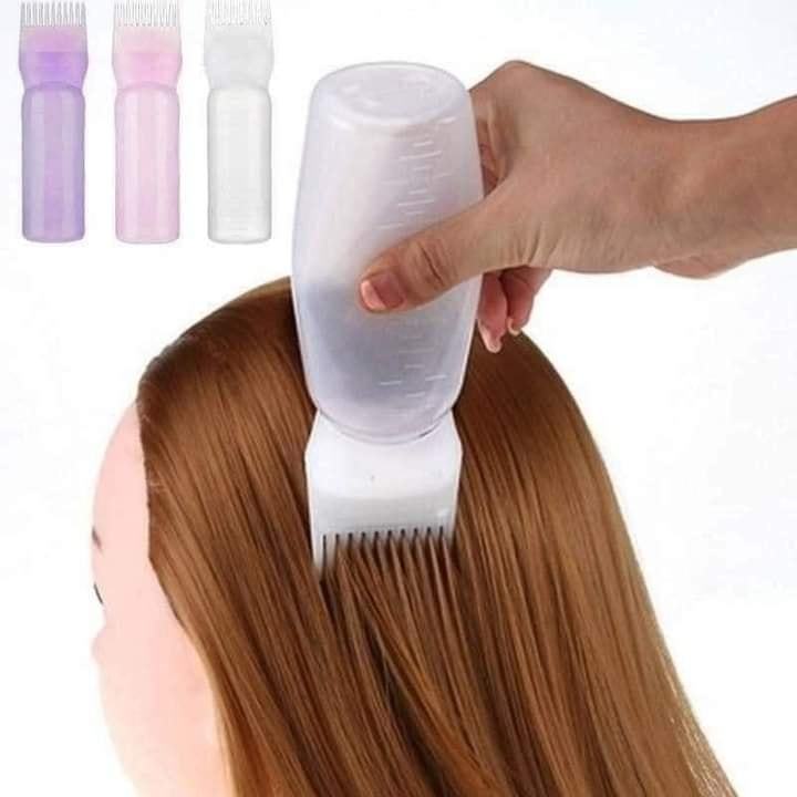 Hair Oil Scalp Comb With Bottle