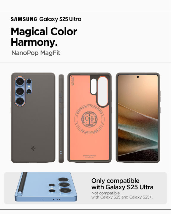 (Preorder)SPIGEN%20Case%20for%20Galaxy%20S25%20Ultra%20%5BNano%20Pop%20MagFit%5D%20/%20Galaxy%20S25%20Ultra%20Case%20%E1%80%96%E1%80%AF%E1%80%94%E1%80%BA%E1%80%B8%E1%80%80%E1%80%AC%E1%80%97%E1%80%AC%20-%20Image%202