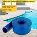 Lay Flat Hose 2"inch Ideal For Swimming Pool & Water Transfer - 100ft Length. 